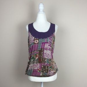 Urban Outfitters - Ecoté - Floral Criss Cross Tank